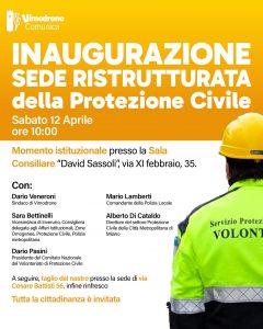 INAUGURAZIONE SEDE RISTRUTTURATA PROTEZIONE CIVILE